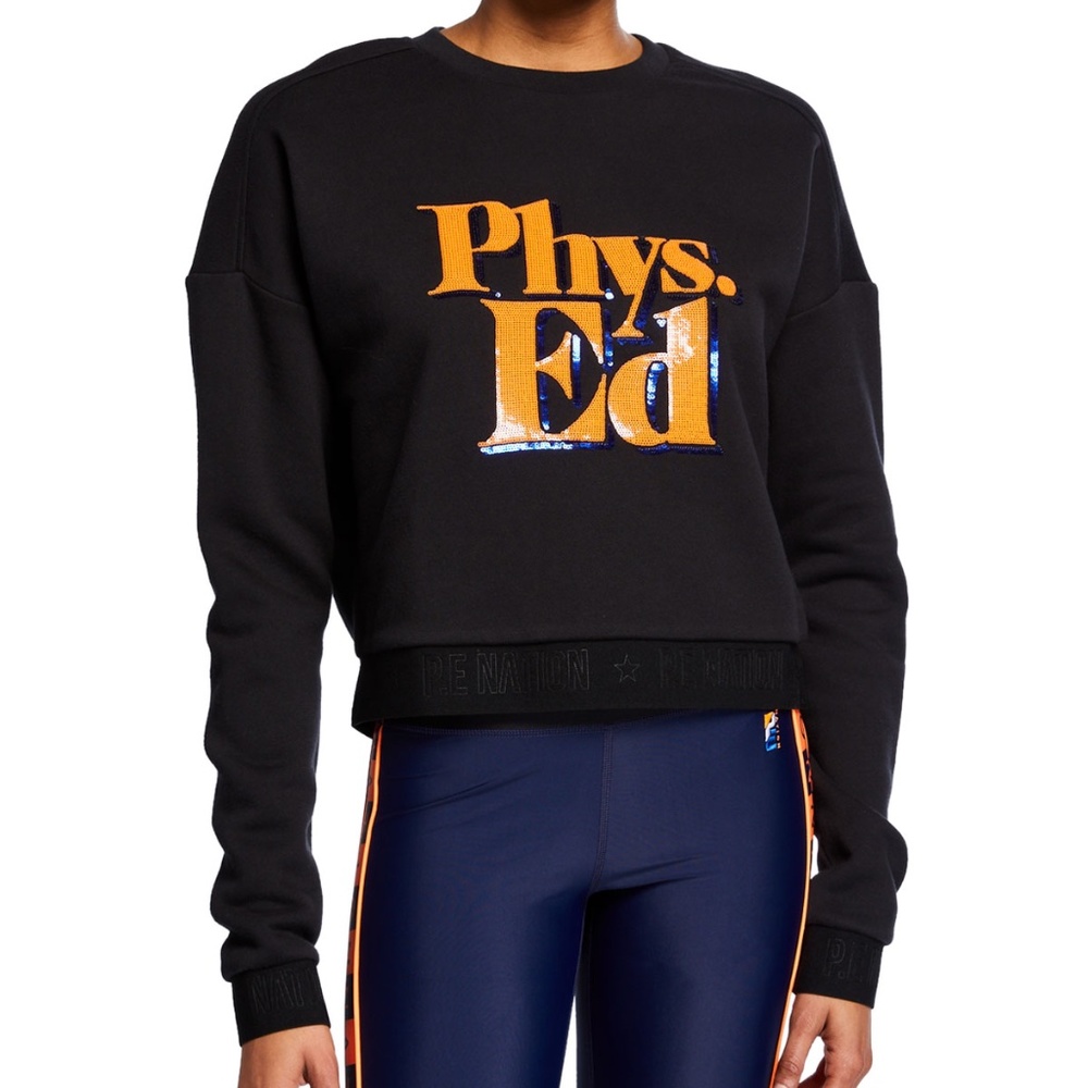 P. E Nation Feature Sequin Sweatshirt (Small)